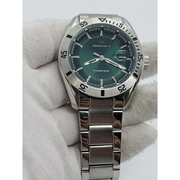 Men's Wristwatch Green Face Redshift 7 - Picture 2 of 7